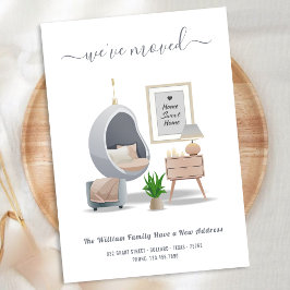 Anuncio Hemos Movido a l Clean Watercolor Change of Addres