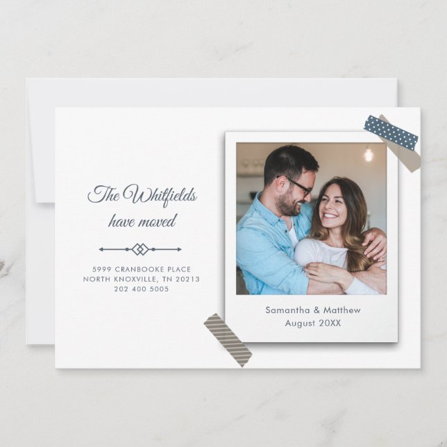 Anuncio Hemos movido a parejas de fotografía mudándose (Anverso)