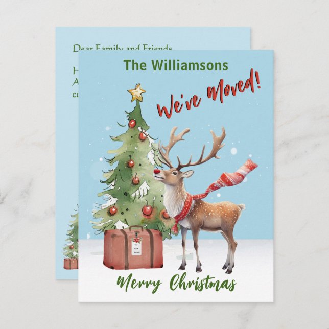 Anuncio Hemos movido el árbol navideño de renos con presup (Anverso / Reverso)