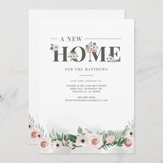 Anuncio Hemos movido el cambio floral de dirección moviénd (Anverso / Reverso)