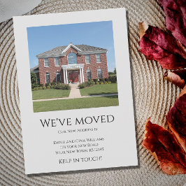 Anuncio Hemos movido la foto simple en movimiento gris