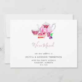 Anuncio Hemos movido la Moda simple del juego de té de col