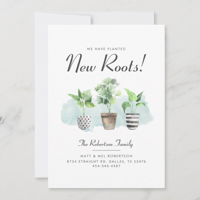 Anuncio Hemos movido nuevas raíces botánicas (Anverso)