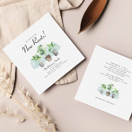 Anuncio Hemos movido plantas potentadas nuevas raíces movi