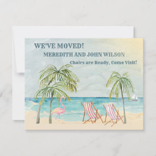 Anuncio Hemos movido Watercolor Ocean Beach Budget Move