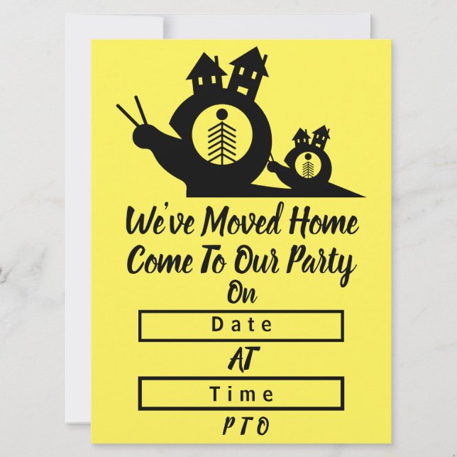 Anuncio Hemos mudado la casa de caracoles moviéndonos a ca (Anverso)