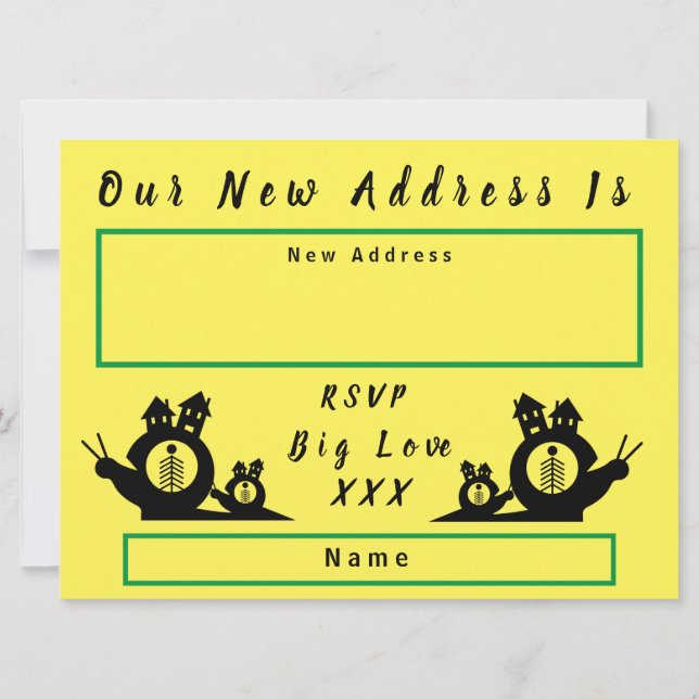 Anuncio Hemos mudado la casa de caracoles moviéndonos a ca (Reverso)