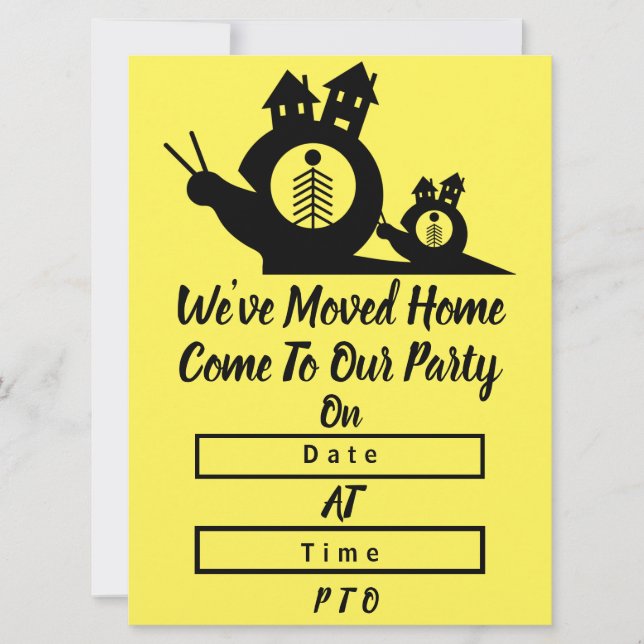 Anuncio Hemos mudado la casa de caracoles moviéndonos a ca (Anverso)