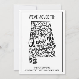 Anuncio Hemos mudado la floral Mandala Alabama nueva casa