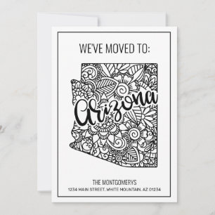 Anuncio Hemos mudado la floral Mandala Arizona nueva casa
