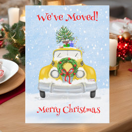 Anuncio Hemos Mudado Vintage 50's Cab de Nueva York Amaril