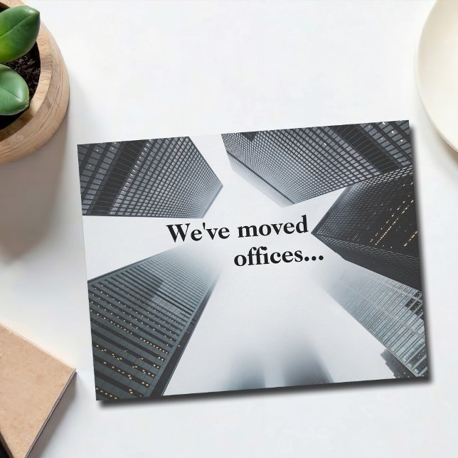 Anuncio Hemos trasladado oficinas Personalizado cambio de  (Subido por el creador)