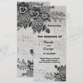 Anuncio Hermoso Boda de flores negras/grises