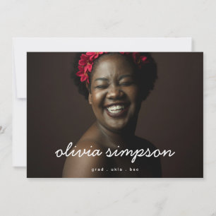 Anuncio Hermoso guión de posgrado moderno dos fotos