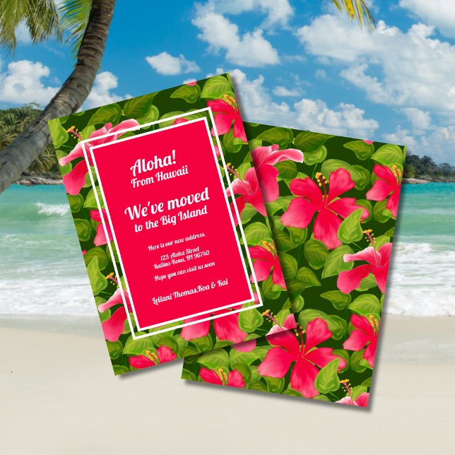 Anuncio Hibiscus Aloha nos hemos mudado (Subido por el creador)