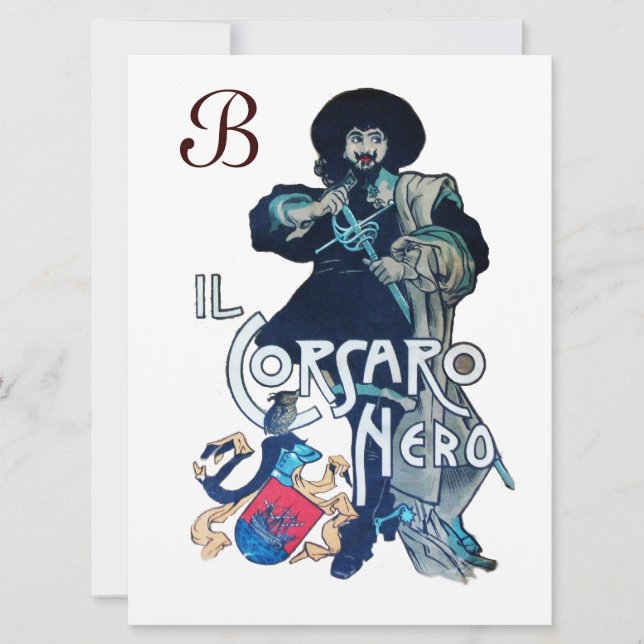 Anuncio hielo de MONOGRAMA NEGRO CORSAIR (Anverso)