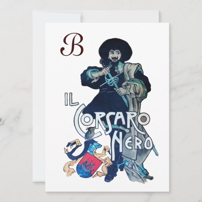 Anuncio hielo de MONOGRAMA NEGRO CORSAIR (Anverso)