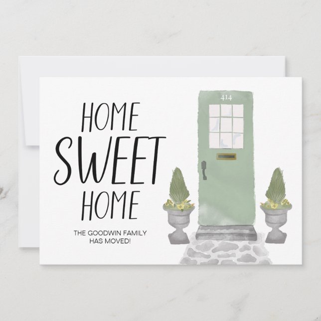 Anuncio Hogar de puertas delanteras, dulce hogar que nos h (Anverso)