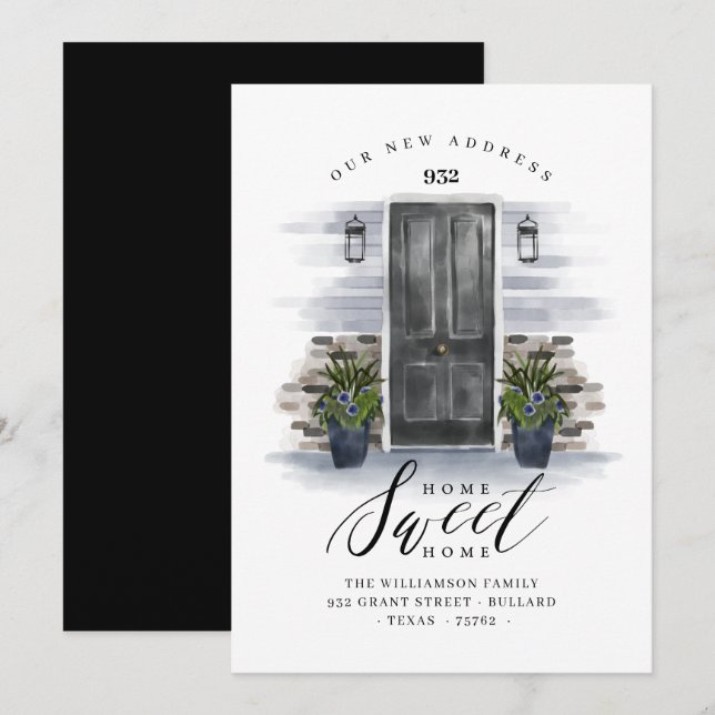 Anuncio Hogar dulce hogar | Hemos movido la puerta de colo (Anverso / Reverso)