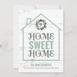 Anuncio Hogar Rústico Dulce Hogar Laurel Wreath Moving