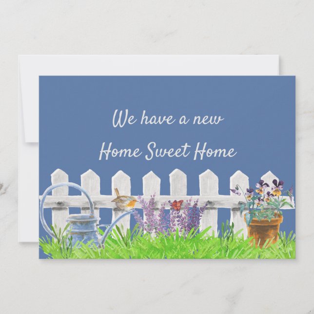 Anuncio Hogar Sweet Home White Picket Fence New Address (Anverso)
