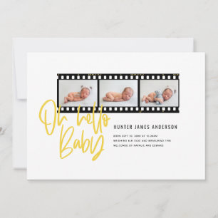 Anuncio Hola, bebé, diseño gráfico y película fotográfica