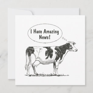 Anuncio Holstein Pensar Vaca Personalizarlo