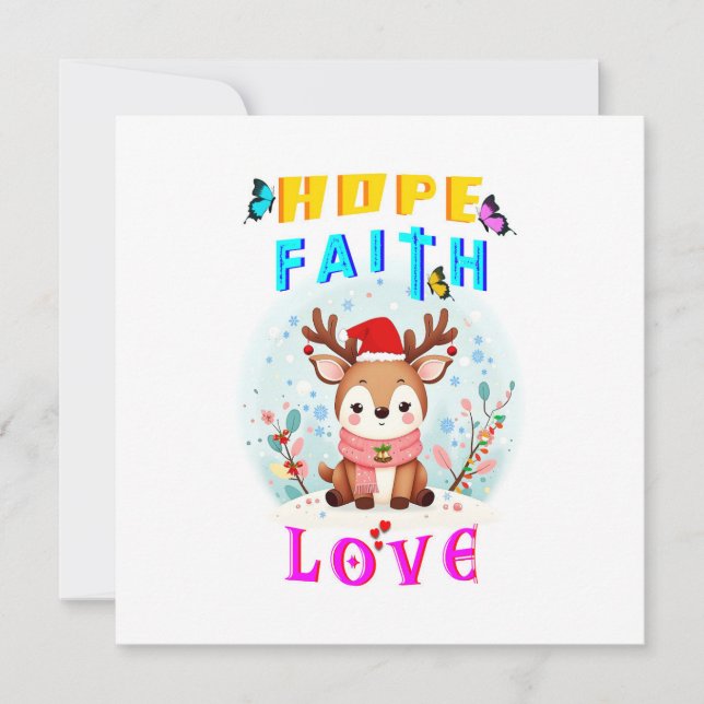 Anuncio Hope Faith Love (Anverso)