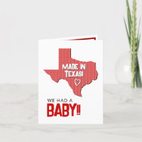 Hueso de arenisca rojo hecho en Texas Photo Baby