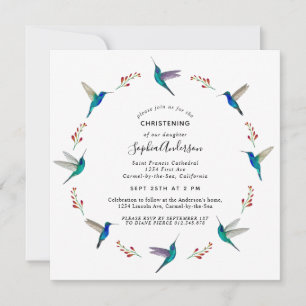 Anuncio Hummingbird Christening