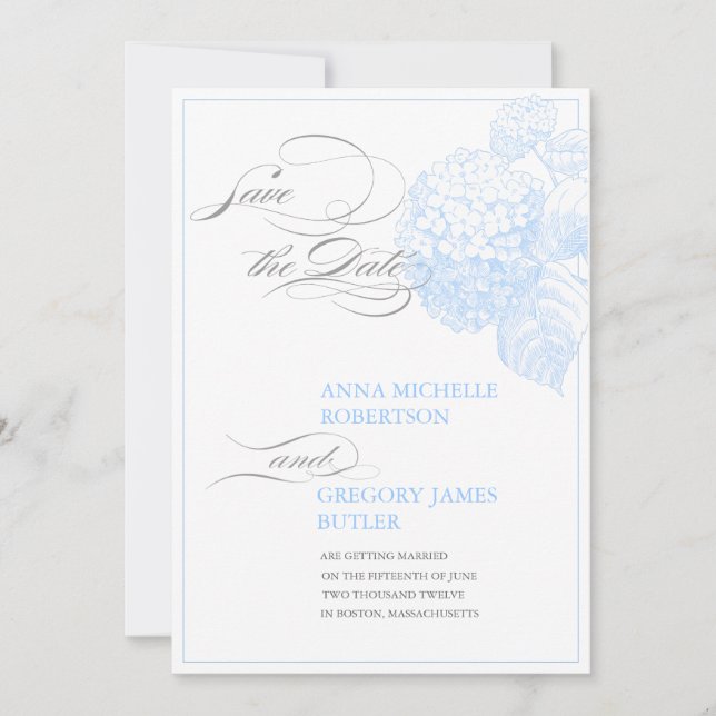 Anuncio Hydrangea azul (Anverso)