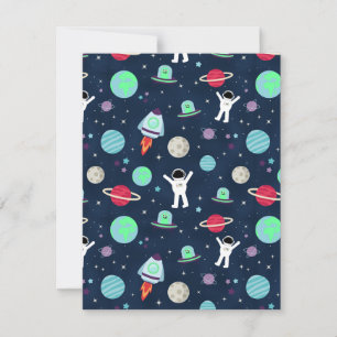 Anuncio Ilustración de patrón espacial