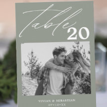 Imágenes de número de tabla de Boda de sabios mini