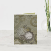 Impresión de oliva steampunk verde