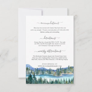 Anuncio Información de invitado del Boda del río Pemi