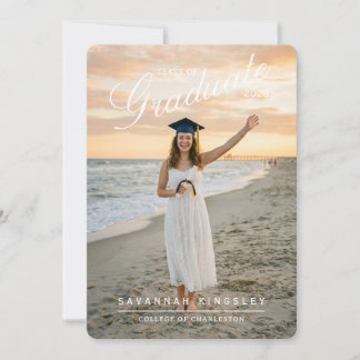Anuncio informal de graduación