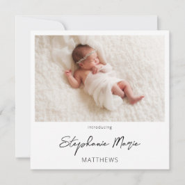 Anuncio instantáneo de nacimiento de dos fotos 3