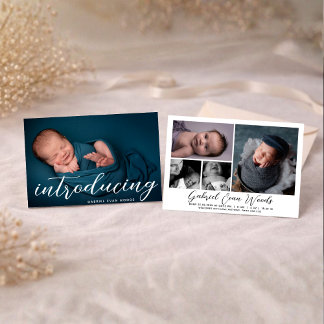 Anuncio Introducing Personalized Name Photo Collage Birth