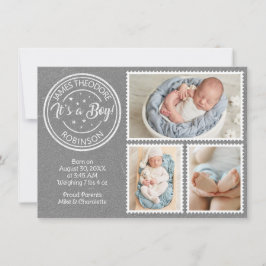 Anuncio It's a Boy! estampillas