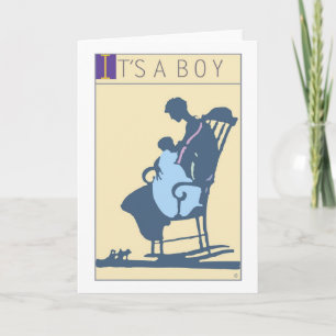 Anuncio <It's a Boy> por el minero de Steve