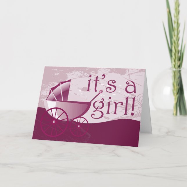 Anuncio it's a girl! (ver el interior) (Anverso)