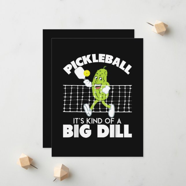 Anuncio It's Kind of A Big Dill - Funny Pickleball Paddle (Anverso/Reverso In Situ)