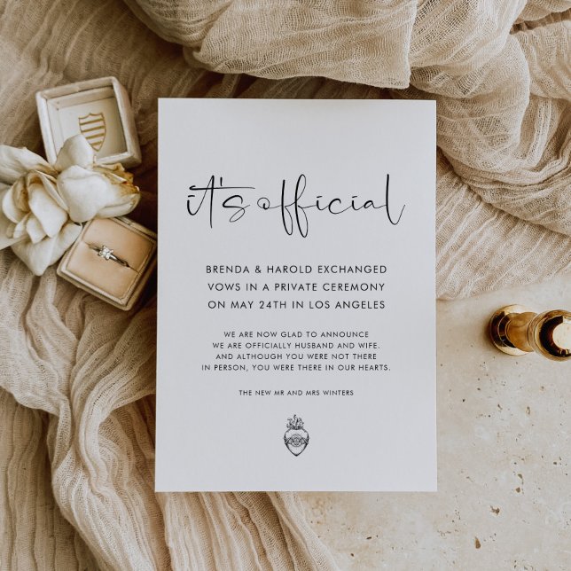 Anuncio It's Official Wedding (Subido por el creador)