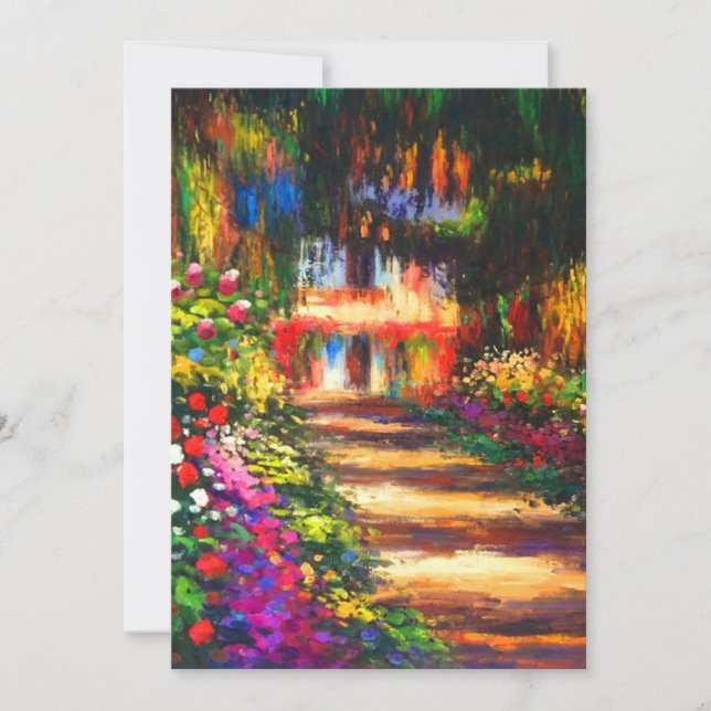 Anuncio Jardín de Monet en Giverny (Anverso)