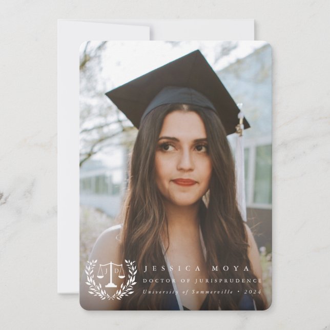 Anuncio JD Law Scales+Laurel Wreath White Overlay 2 Foto (Anverso)