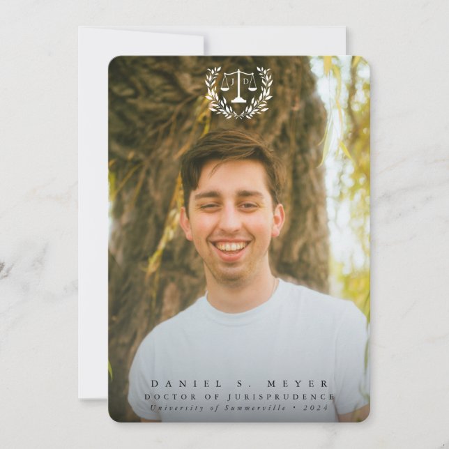 Anuncio JD Law Scales+Laurel Wreath White Overlay 2 Foto (Anverso)