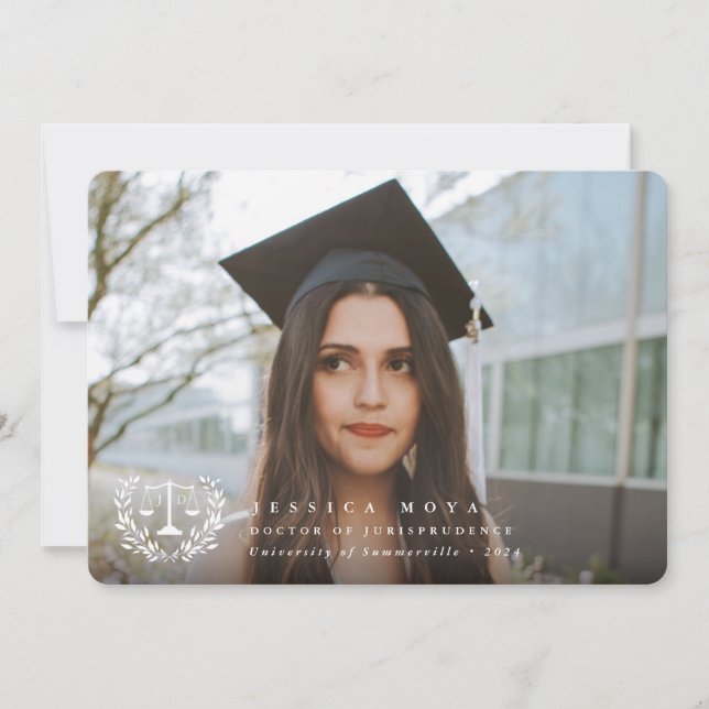Anuncio JD Law Scales+Laurel Wreath White Overlay 2 Foto (Anverso)