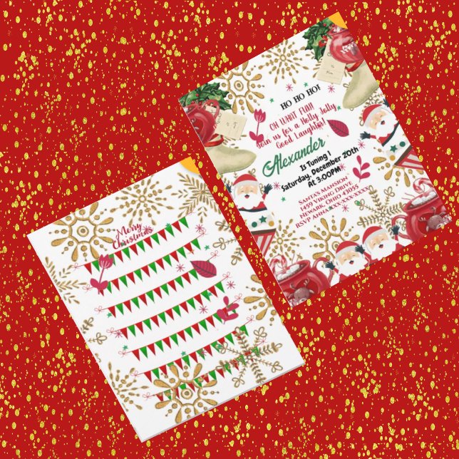 Anuncio Jolly Santa Gold Navidades de copos de nieve prime (Subido por el creador)