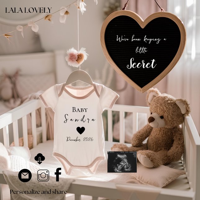 Anuncio Joyful Nursery Reveal pregnancy announcement card (Subido por el creador)