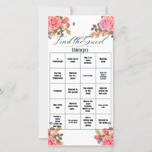 Anuncio Juego de Bingo Bridal Shower